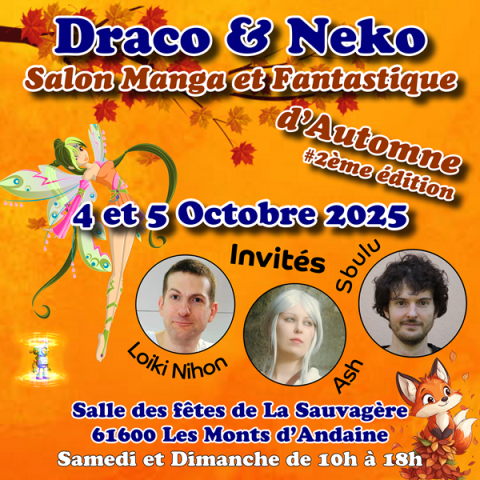 draco neko salon manga fantastique d'automne 2025 | Soazic Truchon
