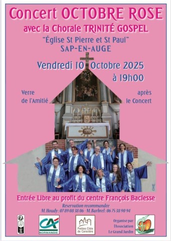 Concert octobre rose à Sap-en-Auge | Association Le Grand Jardin