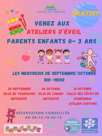 Atelier d'éveil Septembre Octobre 2025-compressed (1) | ©Le Relais Petite Enfance et la Ludothèque