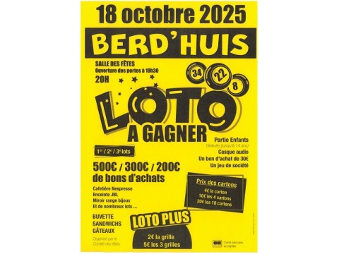 loto-berdhuis-800 | ©Comité des fêtes de Berd'huis