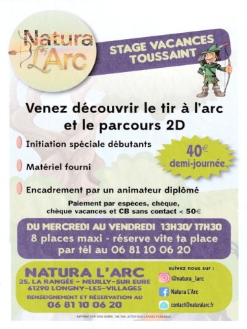 Stage toussaint Natura l'Arc | ©Natura L'Arc