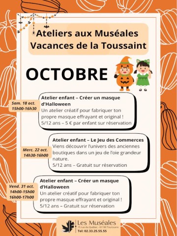 Atelirs des Vacances de la Toussaint - 2-compressed | ©Muséales de Tourouvre