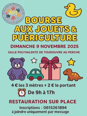 Bourse aux jouets et puériculture Tourouvre-compressed | ©L'APE de l'école Albert Bailly 