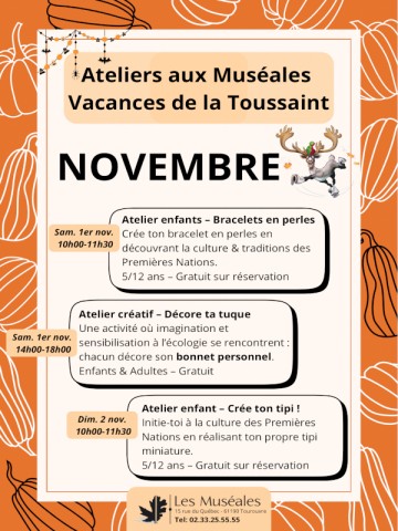 Atelirs des Vacances de la Toussaint - 3 | ©Muséales de Tourouvre