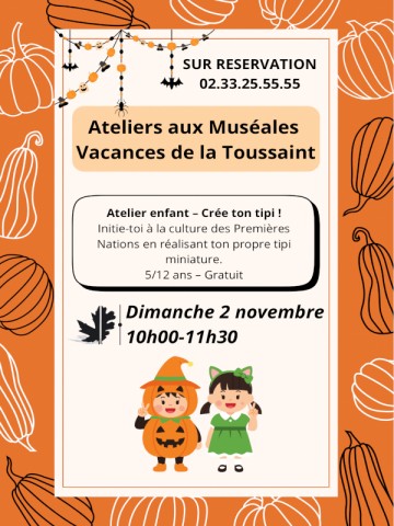 Atelirs des Vacances de la Toussaint (4) | ©Muséales de Tourouvre