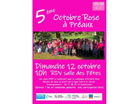 octobrerose-preaxuduperche-800 | ©Association Gym & Loisirs Préaux du Perche