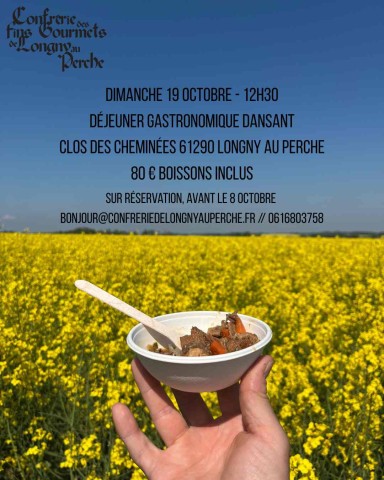 Affiche repas confrérie | ©Confrérie des Fins Gourmets