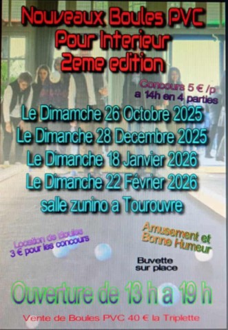 Concours pétanque PVCTourouvre25-26 | ©ClubPétanqueTourouvre