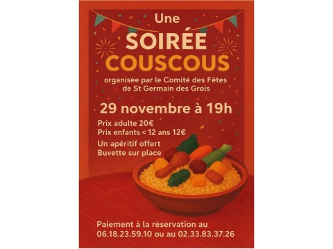 couscous-stgermaindesgrois-800 | ©Comité des fêtes de St Germain des Grois