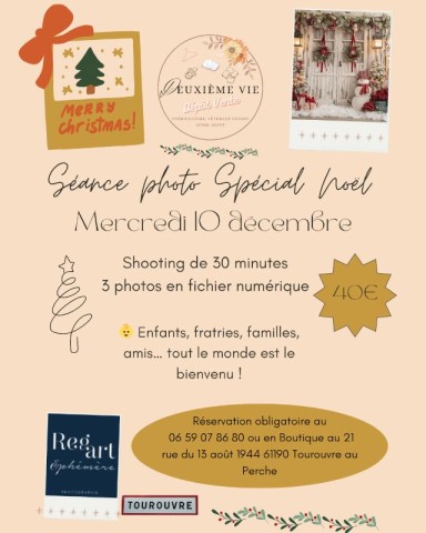 Séance photo spécial noël  | ©Deuxième Vie 