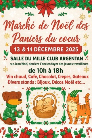 Marché de Noël à Argentan | Les Paniers du Coeur