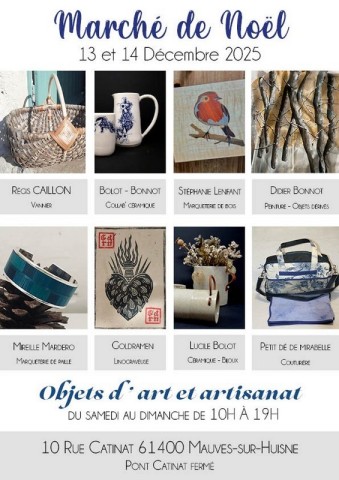 13 et 14 décembre marché de noel mauves | mireille mardero
