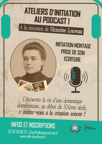 AFFICHE_Ateliers-podcast-Victorine-scaled | ©serviceculturedomfront