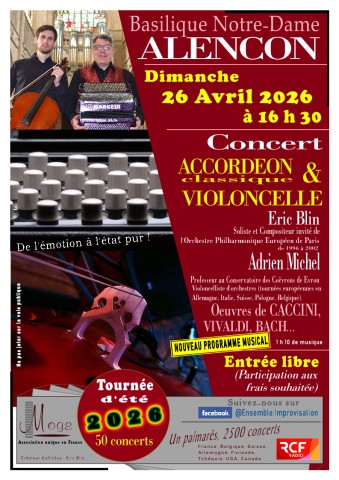 26 avril 2026 Concert Basilique d'Alençon | Musiques Originales de la Grande Europe