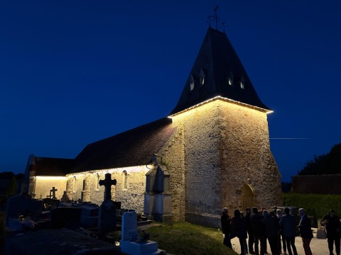Eglise 2025 Eclairage | Association "les terres rouges"