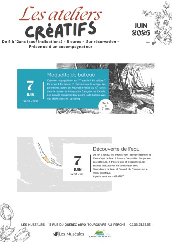 Ateliers créatifs Muséales Tourouvre | ©LesMuséales