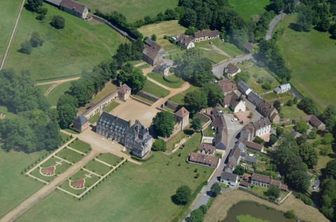photo du chateau vu du ciel | chateau 