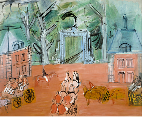 Le Haras du Pin, Raoul Dufy, 1939 | Centre Pompidou, MNAM-CCI, Dist.GrandPalaisRmn