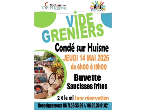 vide-grenier-condesurhuisne-800 | ©Association Festive Condéenne