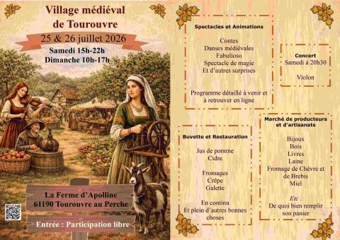 Village médiévale Apolline-compressed | ©LesMédiévalesdeTourouvre