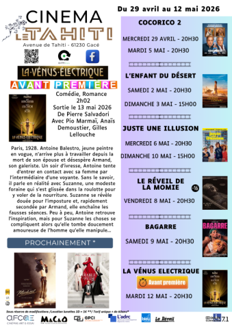 Cinéma à Gacé | Ville de Gacé