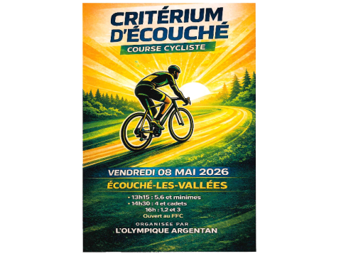 Critérium de vitesse Ecouché - 6-8 | Olympique d'Argentan