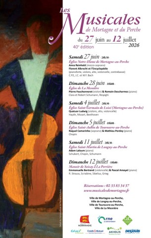 affiche 2026 | association les musicales de mortagne