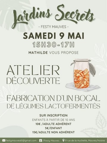 9 mai atelier jardins secrets Mauves | Festy mauves 