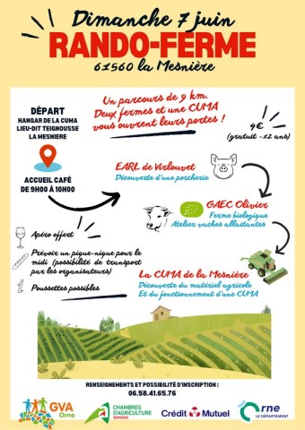 07 juin rando ferme | chambres d'agriculture de Normandie