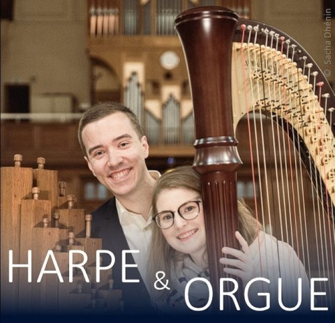 Concert Harpe et orgue à Vimoutiers | S. Dhénin