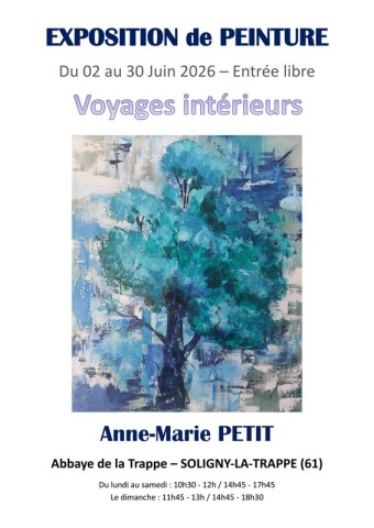 02 juin expo abbaye de la trappe | anne marie petit