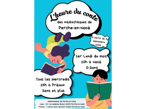 lecturedecontesmediatheque-percheennoce-800 | ©Médiathèque de Perche-en-Nocé