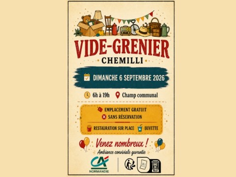 Vide grenier | ©MairiedeChemilli