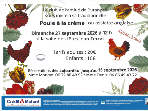 poule a la creme 800 | club de l'amitié