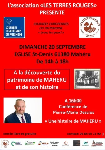 Flyer  PM Desclos Journées du Patrimoine 20 Septembre | jep