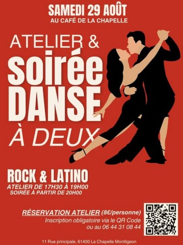 29 août Soirée danse à 2 La Chapelle | Café de La Chapelle