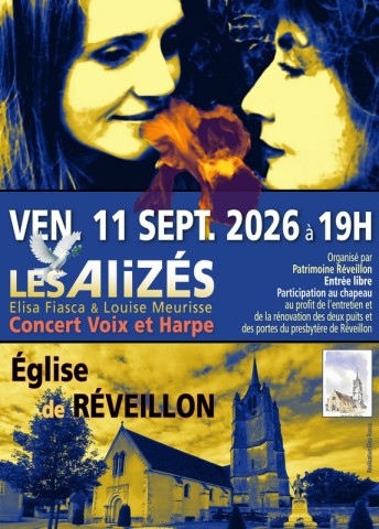 11 septembre concert les alizés réveillon | patrimoine réveillon