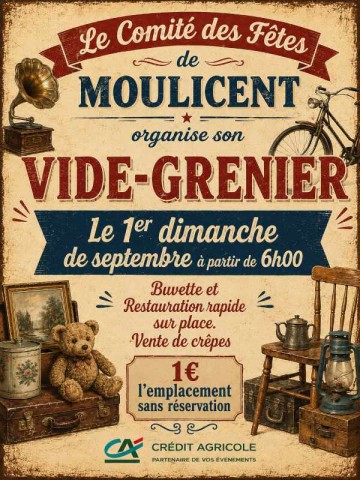20260906 Vide-grenier-compressed | ©Comité des Fêtes de Moulicent