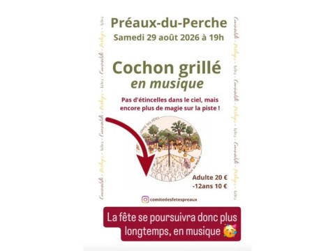 cochongrille-preauxduperche-800 | ©Comité des fêtes de Préaux du Perche