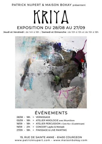 28 août expo maison bokay | maison bokay