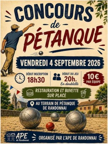 Concours de pétanque Randonnai1-compressed | ©LesAmisdel'écoledeRandonnai