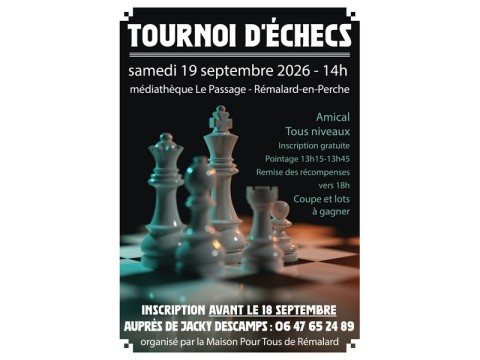 tournoidechecs-remalard-800 | ©Maison pour Tous