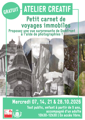 MATRICE ATELIER MERCREDI  OCTOBRE 2026 | ©micro-folie-domfront