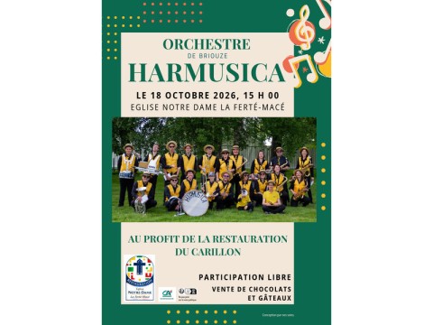 harmusica affiche A4 | association restauration église