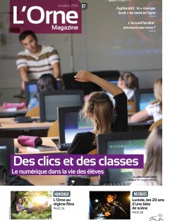 Orne Magazine n°97 - Des clics et des classes, le numérique dans la vie des élèves ©CD61