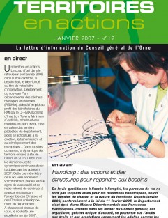 Territoires en actions n°12 - Handicap : des actions et des structures pour répondre aux besoins ©CD61