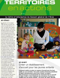 Territoires en actions n°14 - Créer son établissement d’accueil pour les jeunes enfants ©CD61