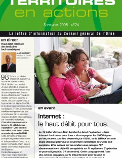 Territoires en actions n°24 - Internet : le haut débit pour tous ©CD61