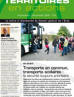 Territoires en actions n°25 - Transports en commun, transports scolaires : la sécurité toujours prioritaire ©CD61