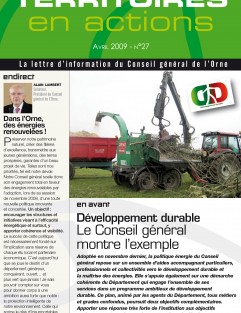 Territoires en actions n°27 - Développement durable Le Conseil général montre l’exemple ©CD61